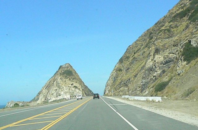 Ruta costera para recorrer en auto