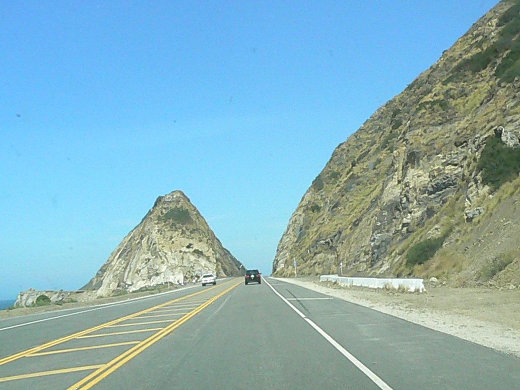 Ruta costera para recorrer en auto