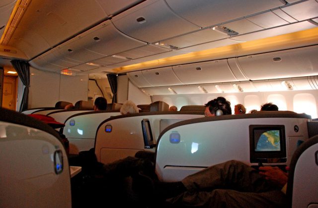 Cabina de un avión