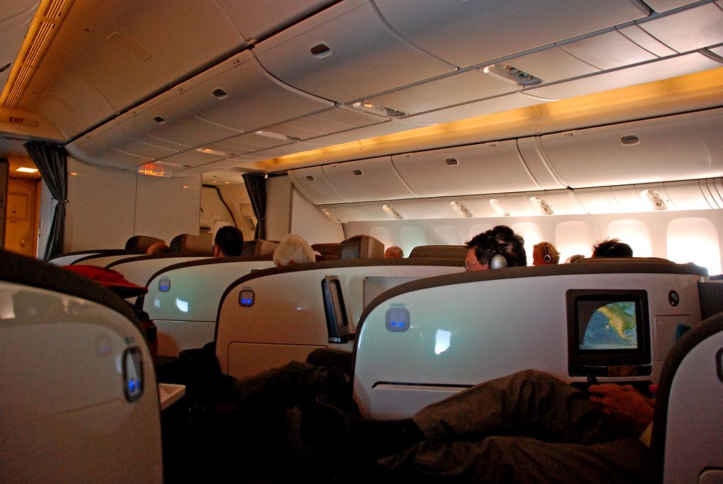 Cabina de un avión